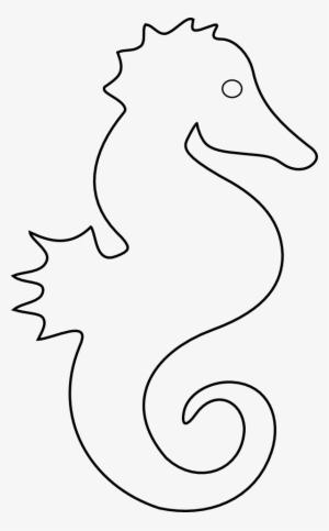 Click - Template Of A Seahorse #235037