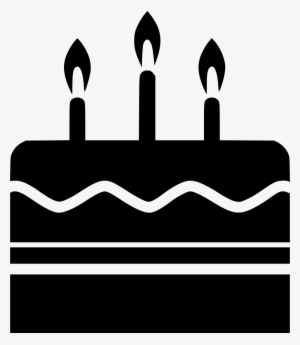 Cake Party Candle Comments - Cake Black Party Icon #235300