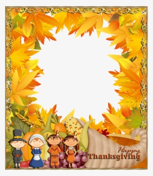Happy Thanksgiving Png Photo Frame - Happy Thanksgiving Frame Clipart #235485