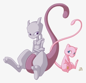 Mew Artwork - Mewtwo And Mew Png #235700