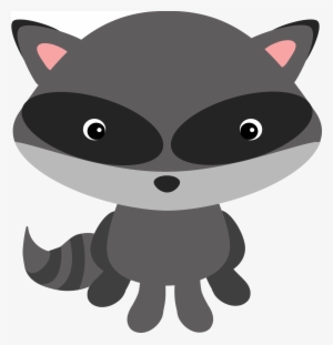 Raccoon T - Woodland Animals Clipart Transparent Background #235769