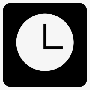 Png File - Clock Icon White Png #236175