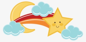 Shooting Stars Cute Clipart - Cute Star Clip Art #236303