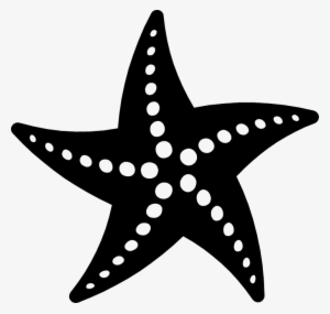 Png Starfish Black And White Transparent Starfish Black - Starfish Vector #236684