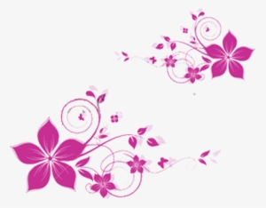 Pink Abstract Flowers Png #236819
