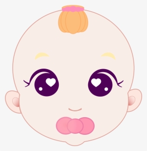 Jpg Freeuse Library Girl Big Image Png - Baby Face Cartoon Png #236875