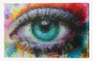 Beautiful Eye In Geometric Styling Abstract Geometric - Stochastic Printing #236947