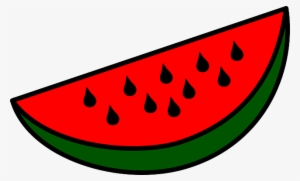 Free Vector Watermelon Wedge Clip Art - Watermelonclip Art #237006