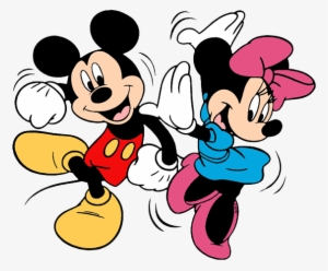 Mickey & Minnie Mouse Clip Art - Black And White Mickey And Minnie Mouse #237205