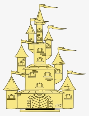 Castle Clipart Yellow - Clip Art #237267