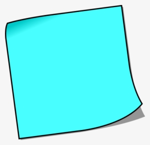 Blank Post It Clipart - Blank Sticky Note Clipart #237389