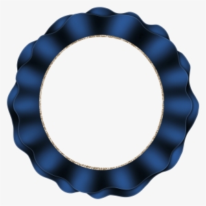 Beautiful Dark Blue Round Frame - Infant #237407