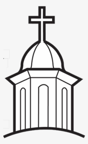 Clipart Black And White Buildings Png Images Stickpng - Iglesia Png #237546