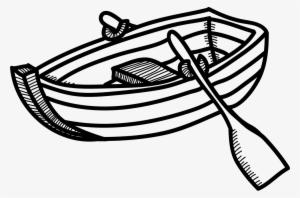 Png File Svg - Row Boat Clipart Black And White #237745