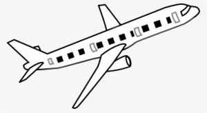 Airplane Clipart Black And White - Aeroplane Clipart Black And White #237969