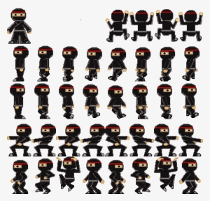 Ninja - Ninja Sprite Sheet Png #238110