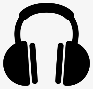 Headphones Clipart Black And White - Headphones Png Black #238381