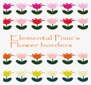 Elemental Clipart Floral - Flower Border #238607