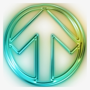 Cropped 110980 Glowing Green Neon Icon Arrows Circled - Up Neon Png #238943