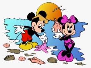 minnie mouse beach clipart