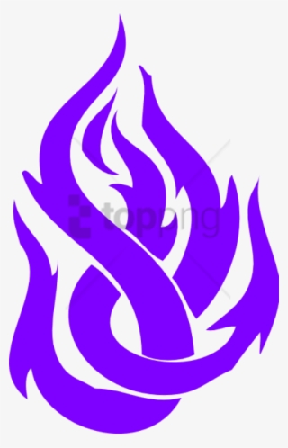 Tribal Fire Blue Purple - Fire Tattoo Transparent #239838