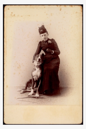 Studio Portrait Of Unidentified Woman In Black Dress - Portrait #239958