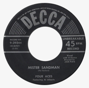 Mister Sandman By The Four Aces Featuring Al Alberts - Four Aces Mister Sandman #2300617