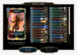 Dagoth's Might Deck 1 - Elder Scrolls Legends Dagoth Deck #2300882