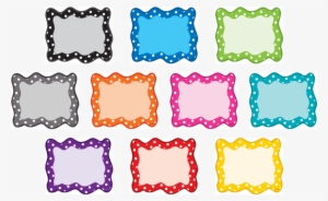 Tcr 3098 Polka Dot Blank Card Mini Cutout #2302216