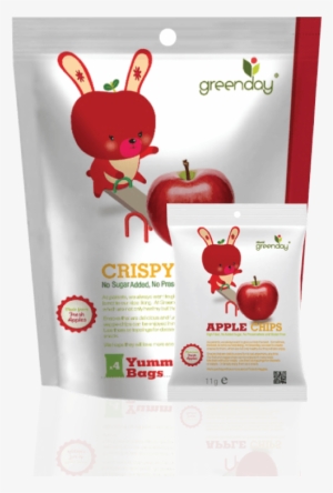 Sale Crispy Apple Yummy Bags Vd - 4x11g Greenday Crispy Apple Fruitfarm #2302238