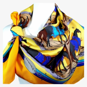 Intage Hermes Silk Scarf Ecuries Hugo Grygkar - Hermes Scarves Photography #2302254
