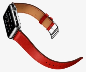 Apple Watch Hermès "single Tour" In Capucine - Apple Watch Hermes Double Tour Black #2302274 Apple Watch Hermès "single Tour" In Capucine - Apple Watch Hermes Double Tour Black #2302274