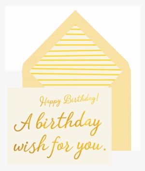 A Birthday Wish For You Greeting Card, Single Blank - *blank Card #2302396