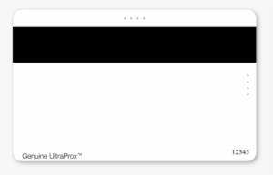 Genuine Ultraprox™ Fusion™ Blank White Composite Cards - Magnetic Stripe Card #2302491