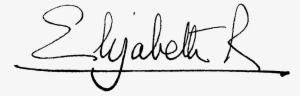 Elizabeth Ii Signature - Queen Elizabeth Ii Signature #2302909