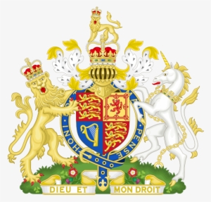Queen Elizabeth Ii Opens A Hospital - British Coat Of Arms #2303285