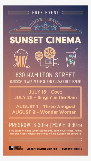 Guests Are Encouraged To Bring Blankets, Chairs, Pillows, - Queen Elizabeth Theatre #2303527