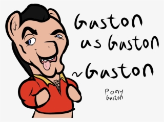 Niksiekins, Beauty And The Beast, Gaston, Ponified, - Cartoon #2303661