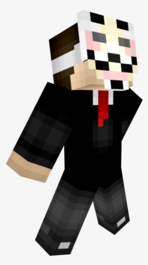 Clip Art Black And White Anonymous Girl Ver On Desc - Hacker Minecraft Png #2304740