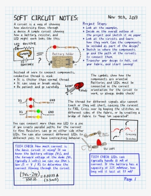 I'm Fascinated By The Concept Of Soft Circuits And - Diagram #2305075