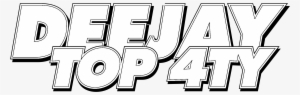 Deejay Top 4ty Logo Black And White - Diagram #2305138