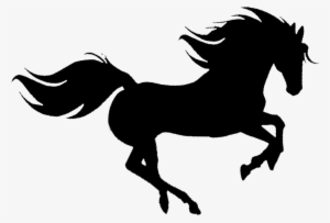 Silueta De Caballo Png - Silueta De Caballo Corriendo #2306238