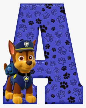 Alfabeto Decorativo - Alfabeto - Patrulha Canina - - Alfabeto Da Patrulha Canina #2307401