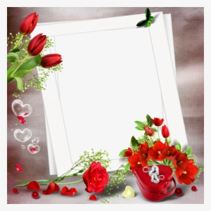 Cadres Vides Pr T A Utilis - Rose Happy Birthday Card #2307707