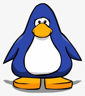 Old Blue On A Player Card - Penguin From Club Penguin #2307934