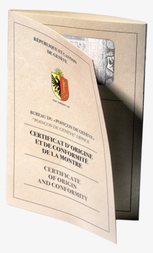 Essentially, The Geneva Seal Referred To In French - Label #2308500