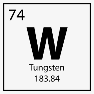 Periodic Table Mark - Tungsten Periodic Table Png #2308825