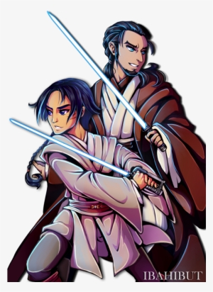 Padawan Ezra And Master Kanan By Ibahibut On Deviantart - Star Wars Rebels Fanfiction Oc Jedi #2308918