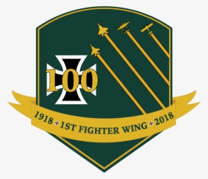 Logo And Coin Design Created For The 1st Fighter Wing's - Emblem #2309318