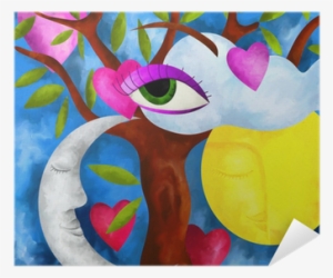 Abstract Painting Tile Coaster #2309651